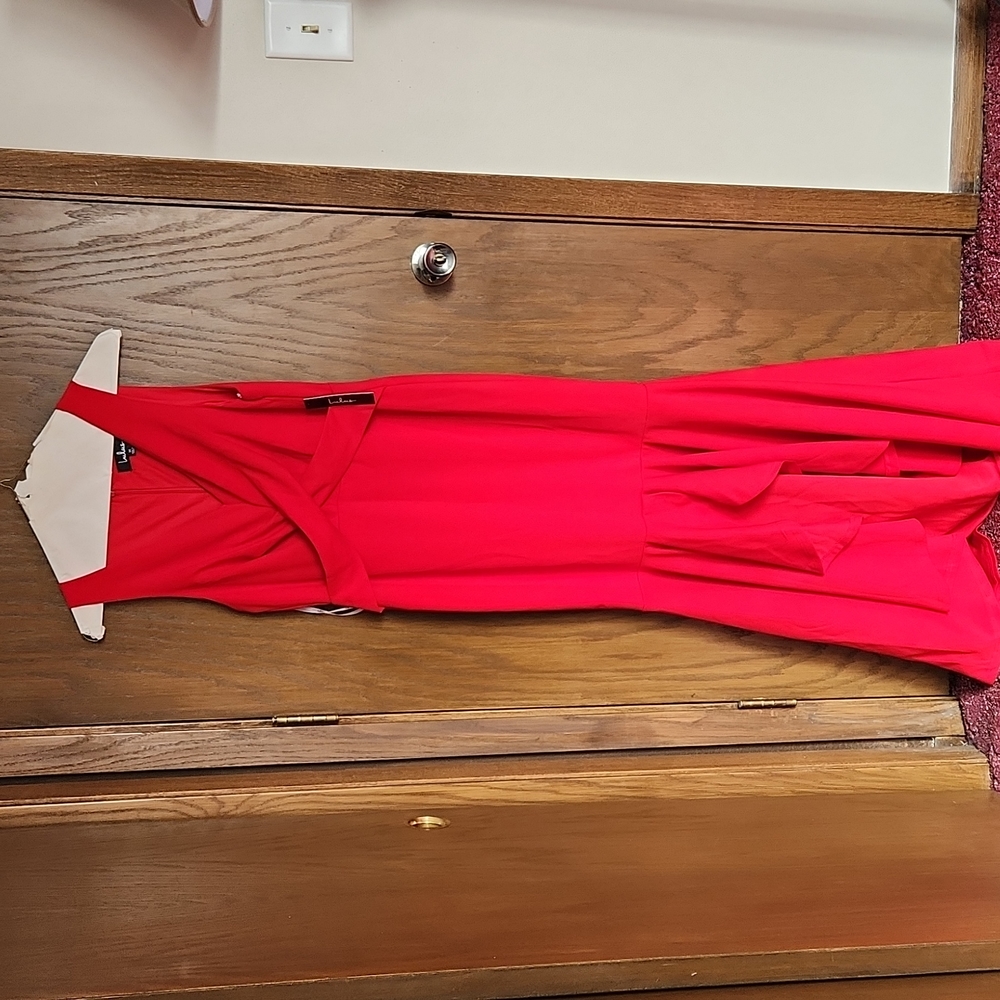 Sexy, stunning, bold red Lulu's dress